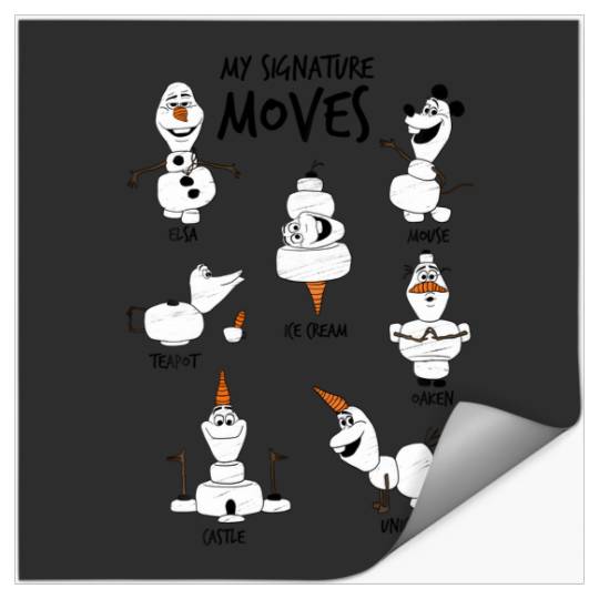 Discover Disney Frozen 2 Olaf My Signature Moves Stickers