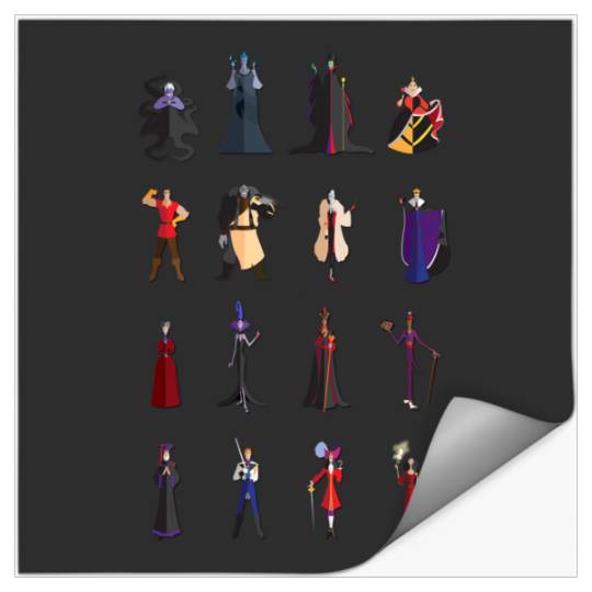 Discover Team Evil   SALE!! : Disney Villains Maleficent , Maleficent Gift S-5XL Stickers