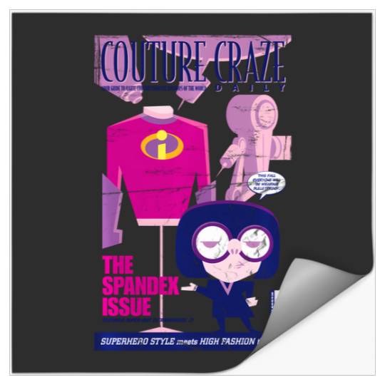 Disney And Pixars The Incredibles Edna Mode Magazine Cover Stickers