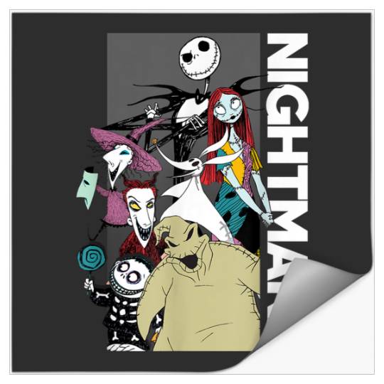Discover Disney The Nightmare Before Christmas Group Shot Poster Stickers