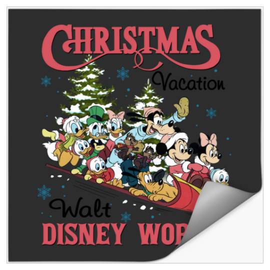 Discover Merry Christmas Friends Sleigh  1: Mickey Disney Christmas, Disney Christmas Stickers
