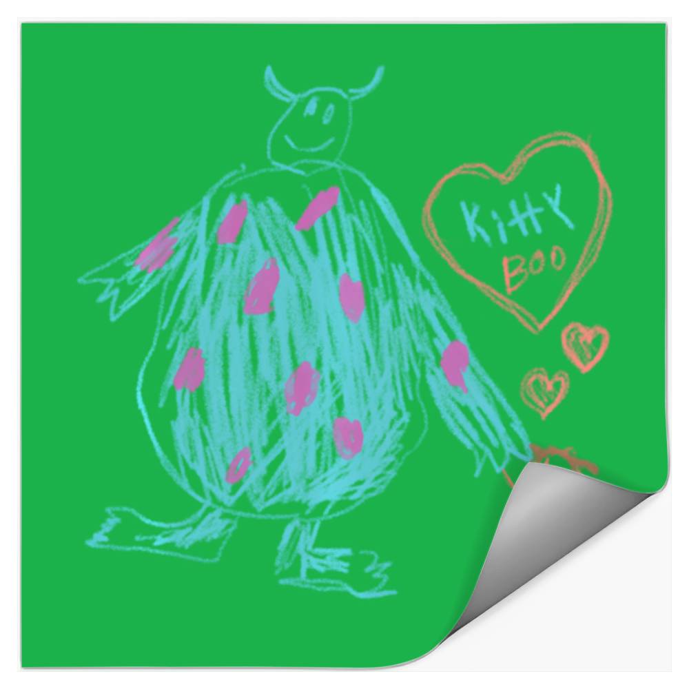 Disney And Pixars Monsters Inc. Sulley Kitty And Boo Stickers