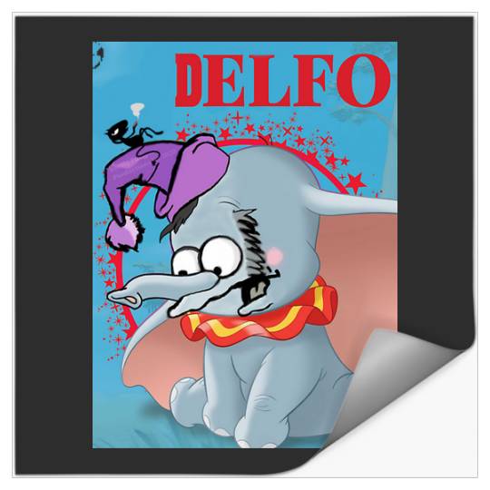 Discover Fly you magical elephant elf Mask, Disney Elephant Dumbo Christmas , Dumbo Christmas Stickers
