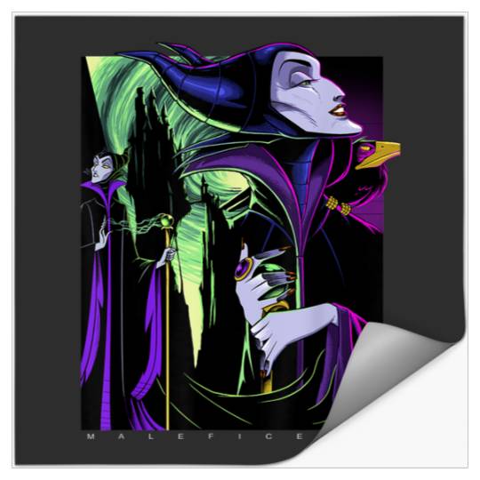 Maleficent Large Side Portrait   SALE!! : Disney Villains Maleficent , Maleficent Gift S-5XL Stickers