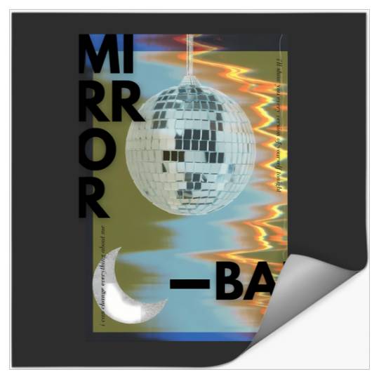 Discover Taylor Vintage Mirrorball Poster Stickers