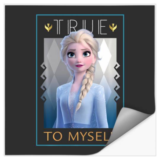 Discover Disney Frozen 2 Elsa True To Myself Poster Stickers
