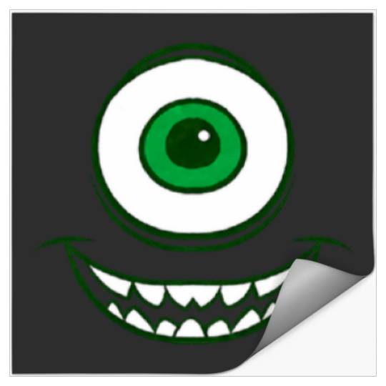 Disney Monsters Inc. Mike Wazowski Halloween Stickers