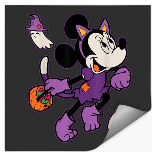 Discover Disneyss Minnie Mouse In Cat Costume Spooky Cute Halloween Stickers