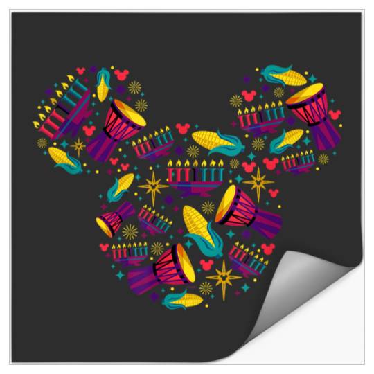 Disneyss Mickey Mouse Icon Kwanzaa Stickers