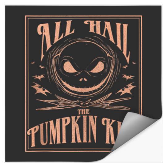 Discover Disney The Nightmare Before Christmas Hail The Pumpkin King Tank Top Stickers