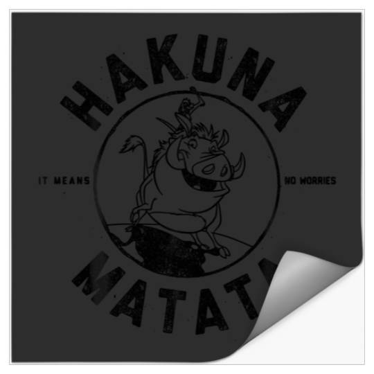 Discover Disney Lion King Timon Pumbaa Hakuna Mata Stickers