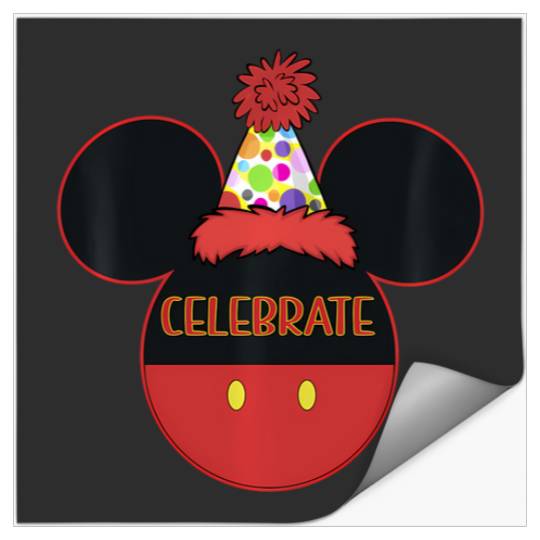 Discover Disney Mickey And Friends Birthday Mickey Party Hat Stickers