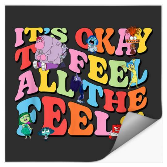 Discover Disney Inside Out 2 It’s Okay To Feel All The Feels Stickers