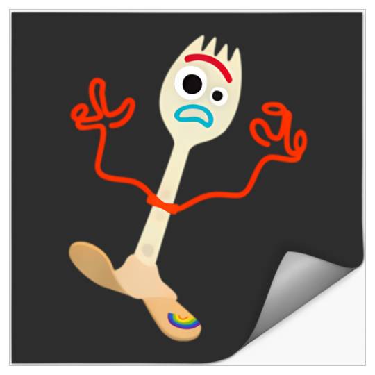 Discover Disney Pixar Toy Story 4 Forky Left Chest Stickers