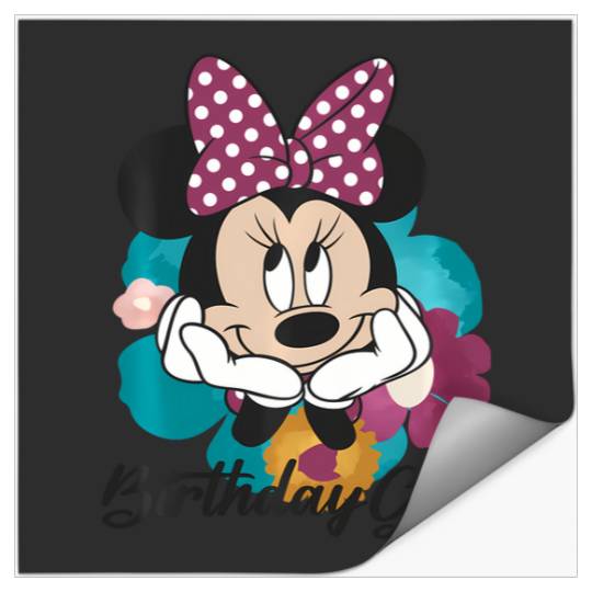 Discover Disney Mickey And Friends Minnie Mouse Birthday Girl Stickers