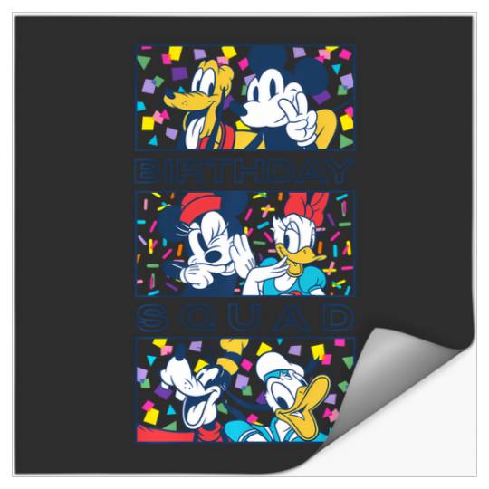 Discover Disney Mickey Mouse And Friends Confetti Crew Birthday Squad Stickers