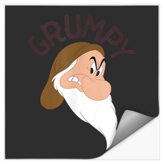 Disney Snow White & The Seven Dwarfs Grumpy Face Stickers