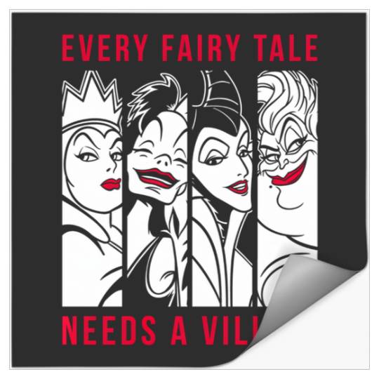 Discover Disney - Every Fairy Tale Needs A Villain Stickers