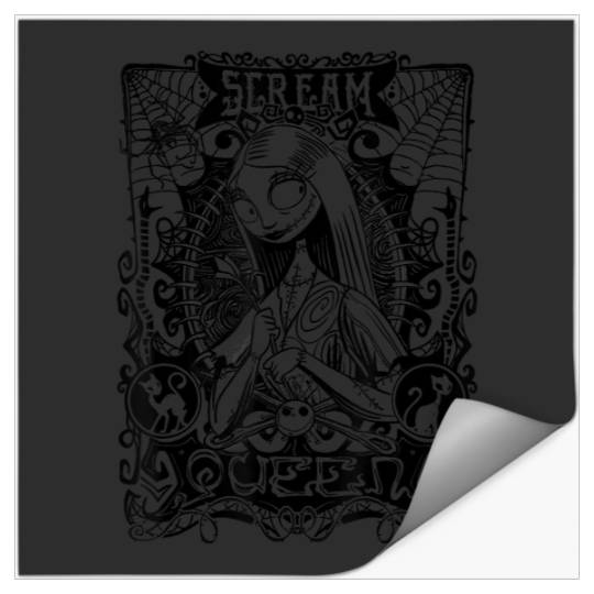 Disney The Nightmare Before Christmas Sally Scream Queen Stickers