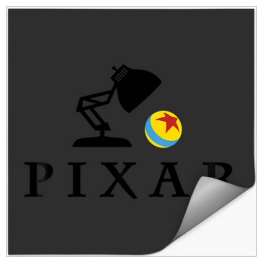 Disney Pixar Luxo Jr. Ball Logo Stickers