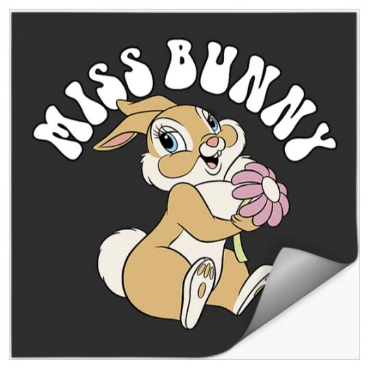 Discover Disney Bambi Miss Bunny Retro Floral Stickers