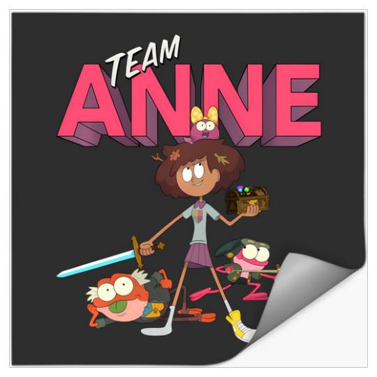Disney Channel Amphibia Team Anne Stickers