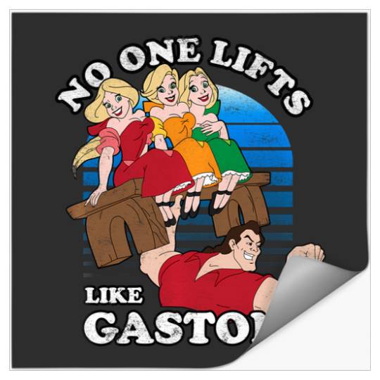 Disney Beauty And The Beast Lifts Like Gaston Hoodie Stickers