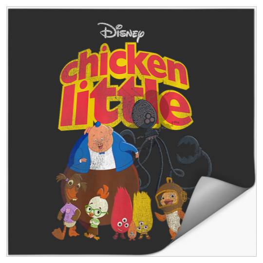 Discover Disney Chicken Little Characters Retro Premium Stickers