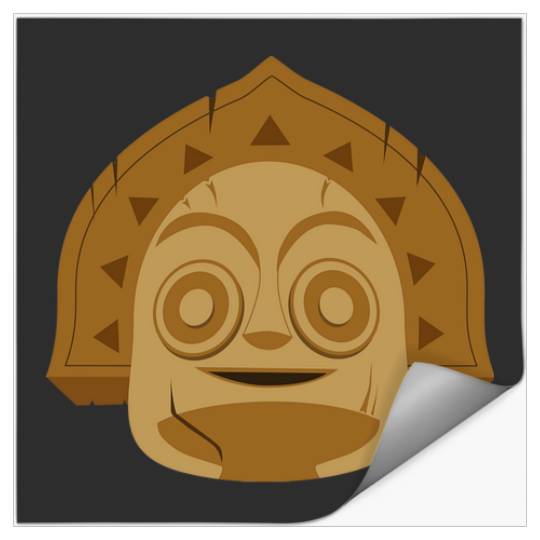 Discover Disneys Polynesian Resort Tiki Man TShirt Stickers