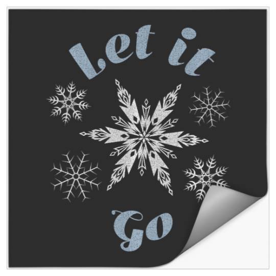 Discover Disney Frozen Let It Go Snowflake Stickers