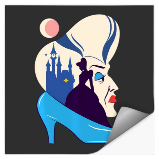 Discover Disney Cinde And Lady Tremaine Stickers
