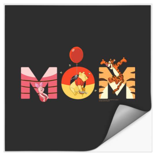 Discover Disney Winnie the Pooh and Friends Mom Mother’s Day Birthday Stickers