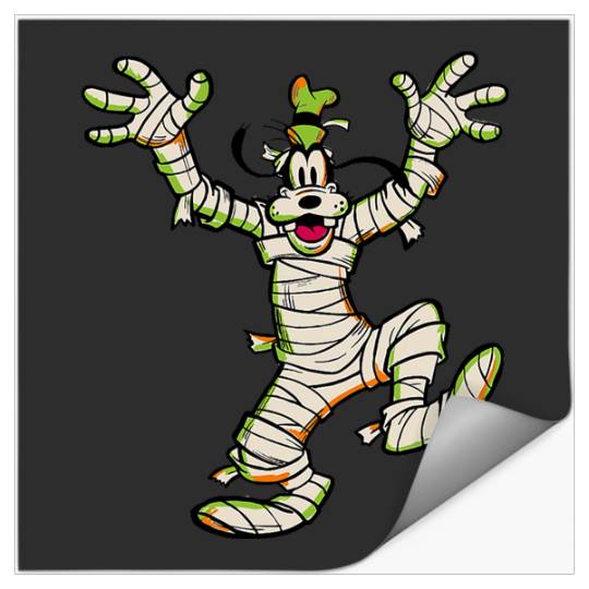 Disney Mickey And Friends Halloween Goofy Mummy Costume Stickers