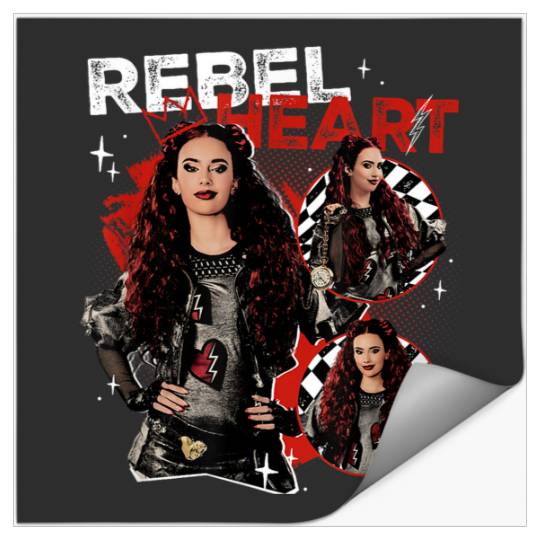 Disneyss Descendants The Rise Of Red Rebel At Heart Big Logo Stickers