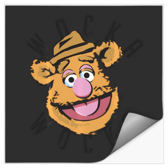 Discover Disney The Muppets Fozzie Bear Wocka Wocka Big Face Stickers