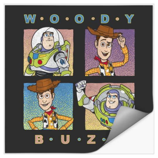 Discover Disney Pixar Toy Story Woody And Buzz Panel Grid Stickers