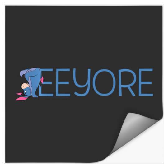 Disney Winnie The Pooh Eeyore Classic Lettering Stickers