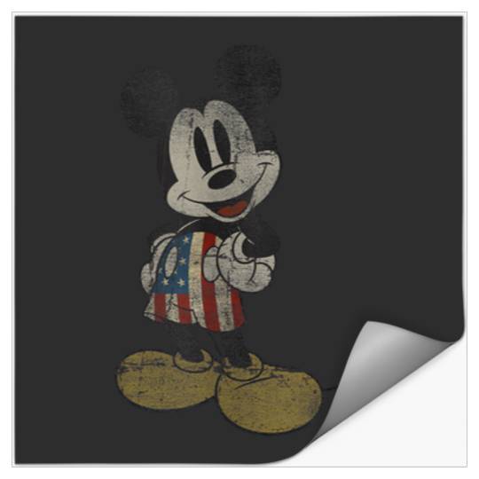 Discover Disney Mickey Mouse Vintage Americana Tank Top Stickers