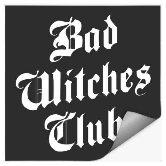 Discover Disney Villains Bad Witches Club Epic Big Chest Text 1!1 Epic Stickers