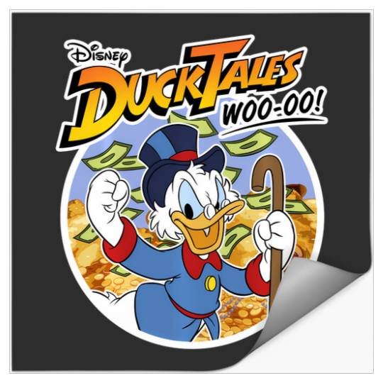 Disney Ducktales Classic Uncle Scrooge Woo-Oo Stickers