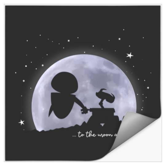 Discover Disney Pixar Wall-E Eve To The Moon And Back Stickers