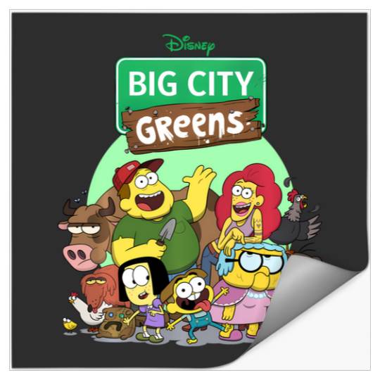 Discover Disney Big City Greens Family Group Stickers