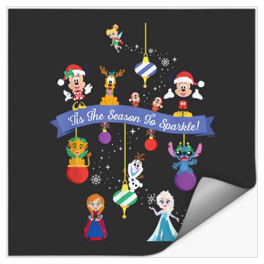 Discover Disney 100 Christmas Holiday ‘Tis the Season to Sparkle! Stickers