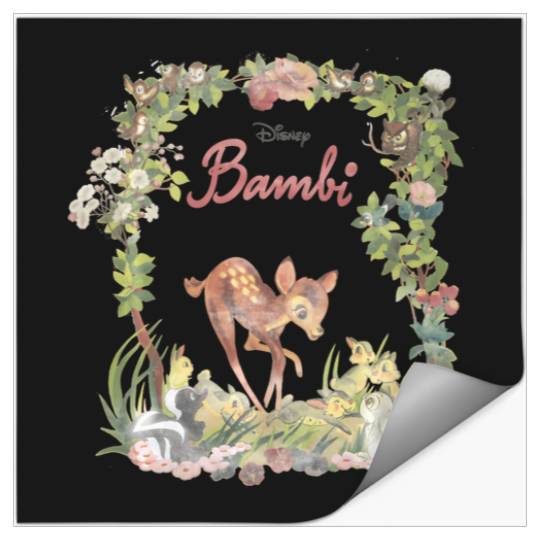 Discover Disney Bambi Floral Portrait Stickers