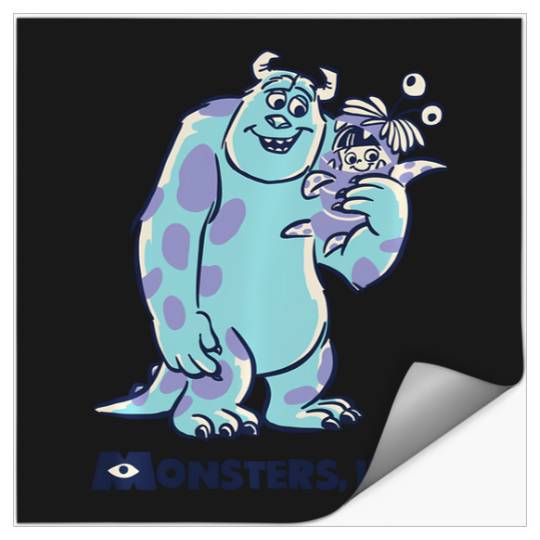 Disney Pixar Monsters Inc. Sulley And Boo Smiles Stickers