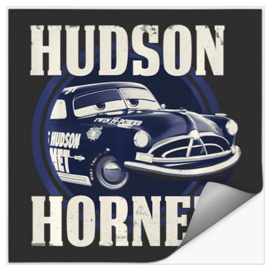 Discover Disney Pixar Cars Hudson Hornet Badge Stickers