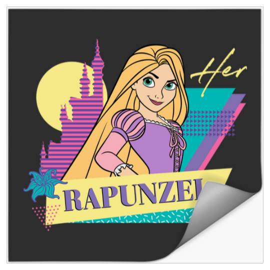 Disney Tangled Retro ’90s Couples Matching Her Rapunzel Long Sleeve Stickers