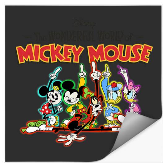 Discover Disney The Wonderful World of Mickey Mouse Starlight Nights Stickers