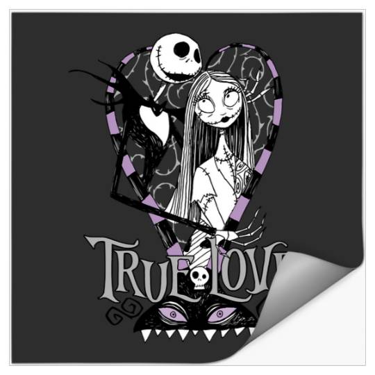 Discover Disney Nightmare Before Christmas Valentines True Love Stickers