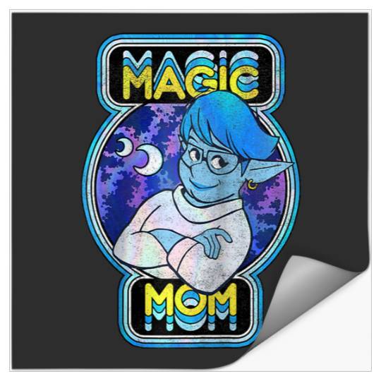 Disney Pixar Onward Laurel Magic Mom Retro Portrait Raglan Baseball Tee Stickers